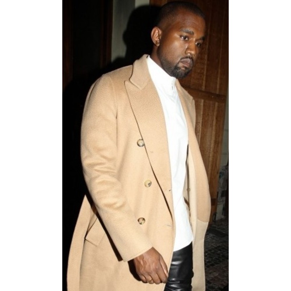 Kanye on sale camel coat